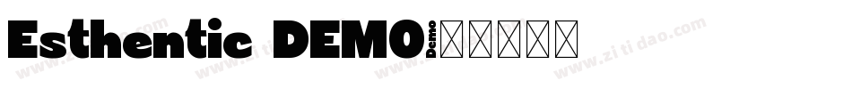 Esthentic DEMO字体转换